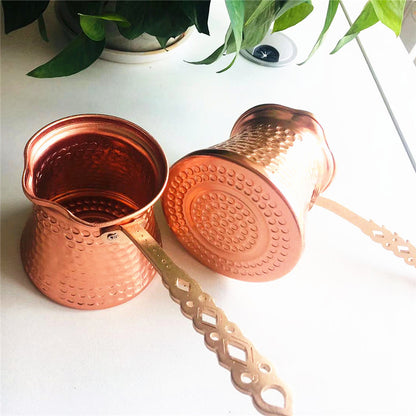 Turkish copper coffee pot