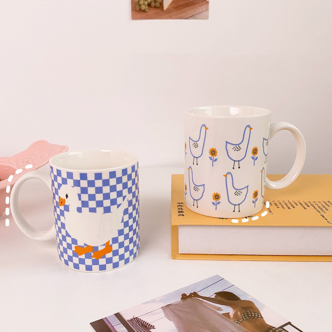 Cute Ceramic Duck Coffee Mug