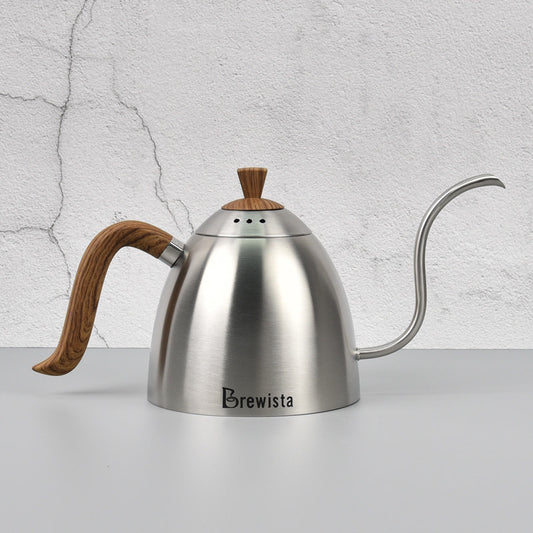 Stainless Steel-Slender Mouth Coffee Pot