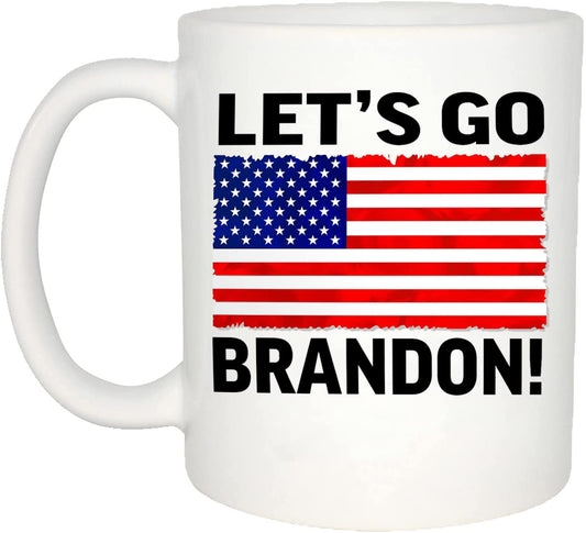 Let's Go Brandon Ceramic Coffee Mug