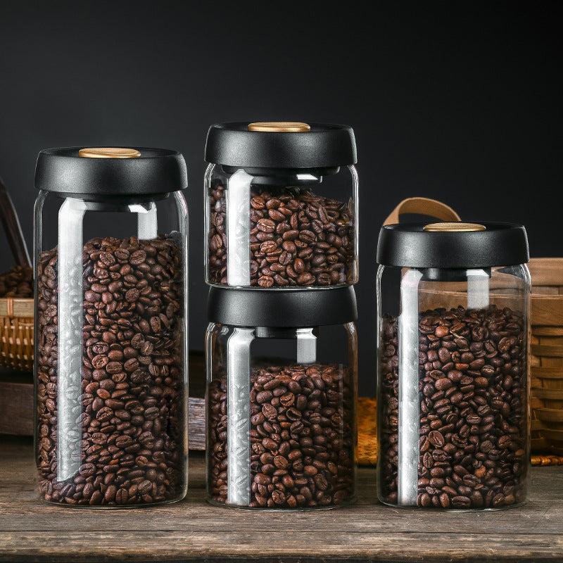 Vacuum Crisper- Coffee bean storage jar