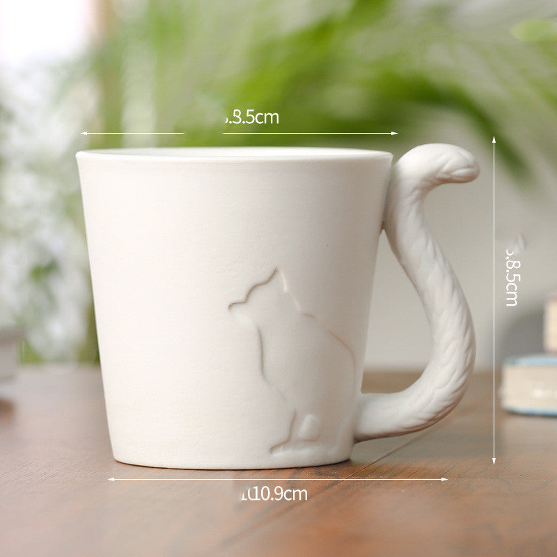 Ceramic Animal Pattern Coffee Cup