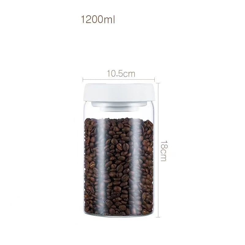 Vacuum Crisper- Coffee bean storage jar