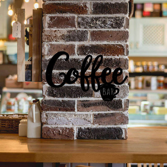 Metal: Coffee Bar Wall Decor