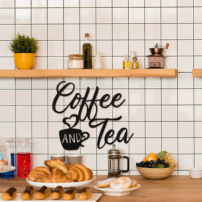 Metal: Coffee and Tea Wall Decor